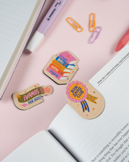 Set de Bookmarks Magnéticos Book Lovers