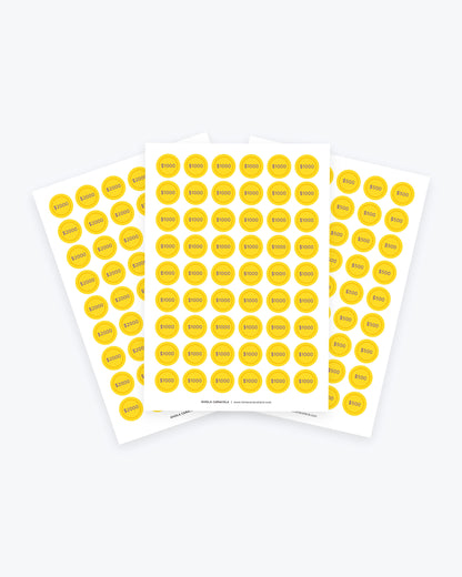 Set de Stickers Reto de Ahorro