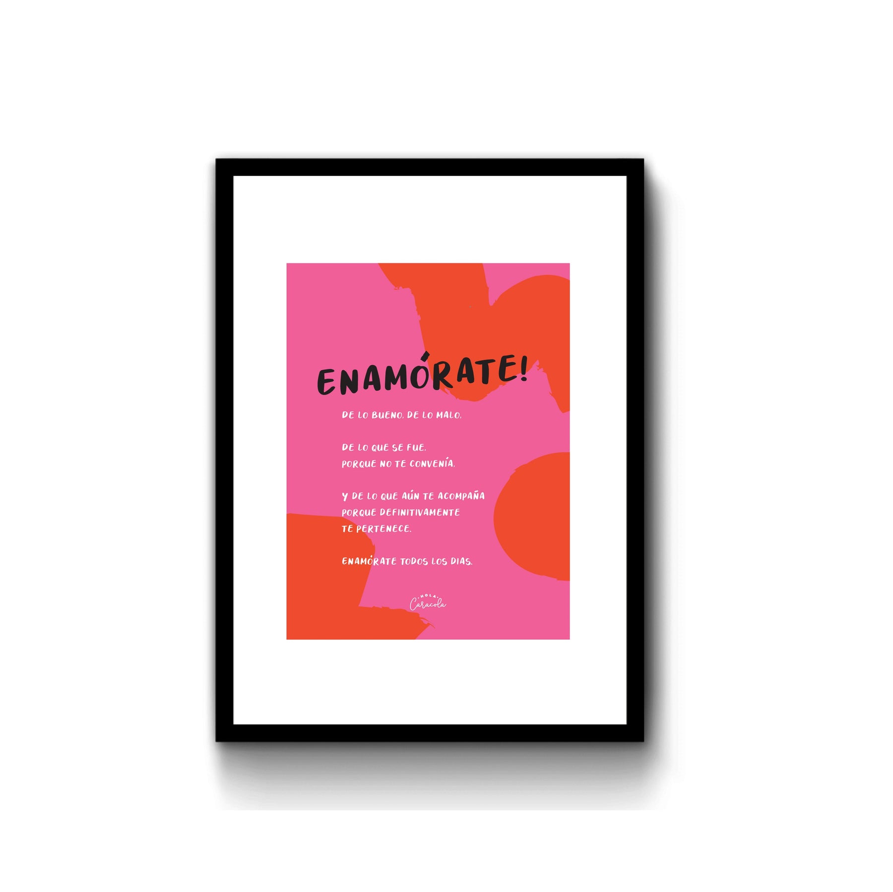 Art Print para Cuadros "Enamórate"